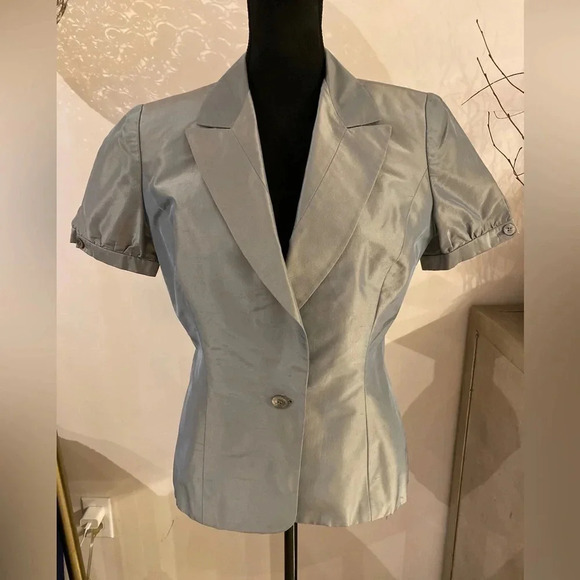 Carolina Herrera silk jacket size 10 - Picture 1 of 7